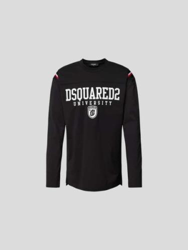 Dsquared2 T-Shirt mit Label-Print in Black, Größe S