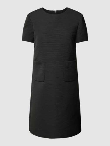 Emporio Armani Minikleid mit aufgesetzten Taschen in Black, Größe 36