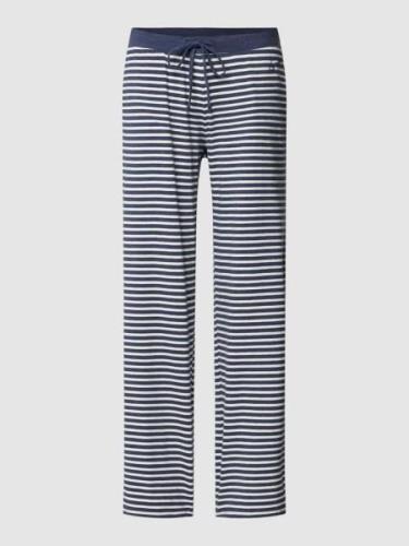 Esprit Pyjama-Hose mit Allover-Muster in Dunkelblau, Größe XXL