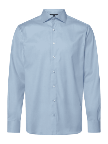 Eterna Regular Fit Business-Hemd aus Baumwolle in Bleu, Größe 42