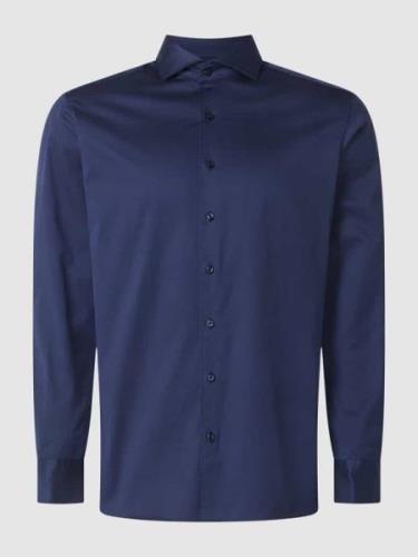 Eterna Slim Fit Business-Hemd mit Haifischkragen in Marine, Größe 38