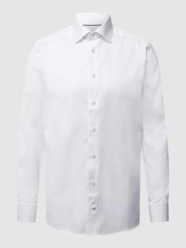 Eton Slim Fit Business-Hemd aus Twill in Weiss, Größe 44