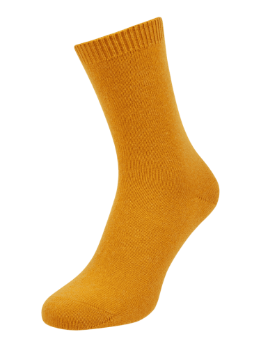 Falke Socken mit Kaschmir-Anteil Modell Cosy Wool in Senf, Größe 35/38