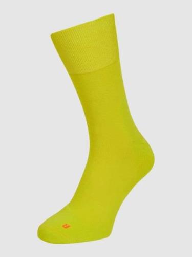Falke Socken aus Baumwollmischung Modell 'Run' in Gelb, Größe 42/43