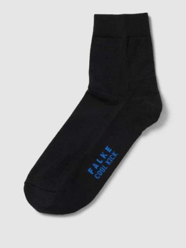 Falke Socken mit elastischem Rippenbündchen Modell 'Cool Kick' in Blac...