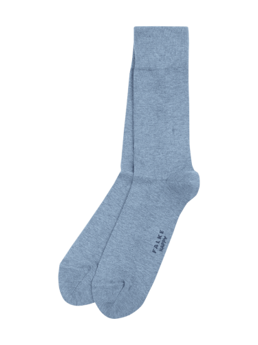 Falke Socken im 2er-Pack in Jeansblau Melange, Größe 39/42