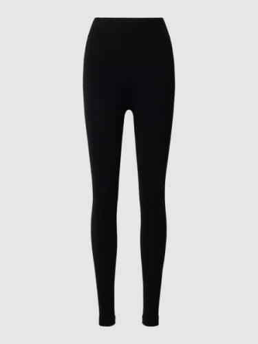 Falke Leggings in unifarbenem Design in Black, Größe M
