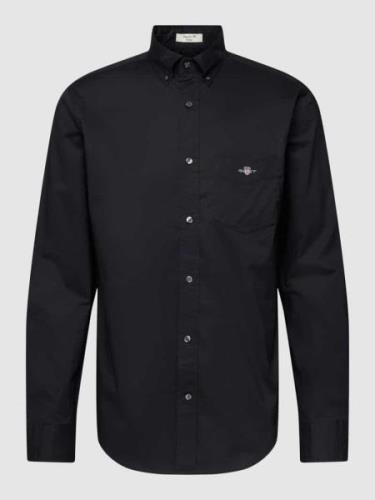 Gant Regular Fit Freizeithemd mit Brusttasche Modell 'POPLIN' in Black...