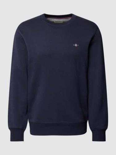 Gant Regular Fit Sweatshirt mit Label-Stitching Modell 'SHIELD' in Mar...
