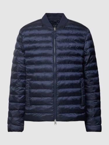 Gant Steppjacke mit Label-Print in Marine, Größe S