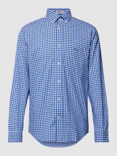Gant Regular Fit Freizeithemd mit Vichy-Karo Modell 'POPLIN' in Blau, ...