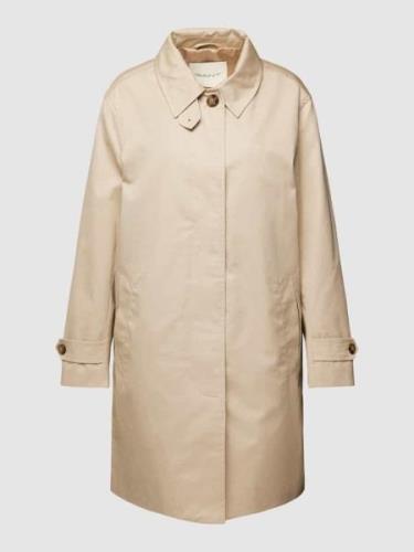 Gant Trenchcoat mit Umlegekragen in Sand, Größe M