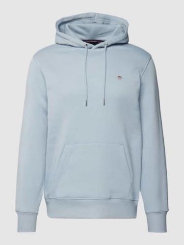 Gant Hoodie aus reiner Baumwolle in Hellblau, Größe M