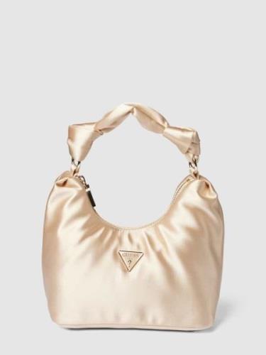 Guess Handtasche mit Label-Details Modell 'VELINA' in Gold, Größe One ...