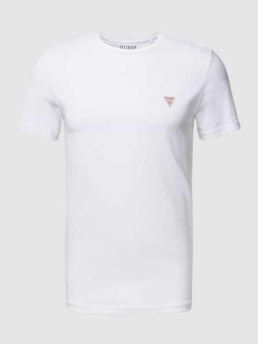 Guess T-Shirt mit Logo-Detail Modell 'JOE' in Weiss, Größe S