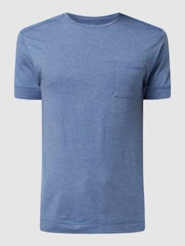 Jockey T-Shirt mit Brusttasche in Jeansblau, Größe M