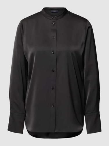 JOOP! Bluse in schimmerndem Design in Black, Größe 36