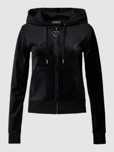 Juicy Couture Sweatjacke mit Kapuze Modell 'AMIR SCATTER DIAMANTE' in ...