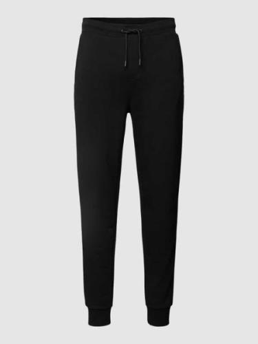 Karl Lagerfeld Jogpants mit Label-Patch in Black, Größe L