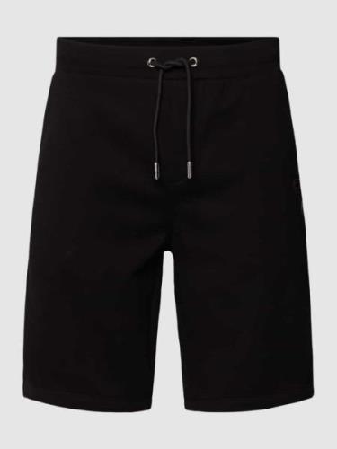 Karl Lagerfeld Sweatshorts mit Label-Detail in Black, Größe XXL