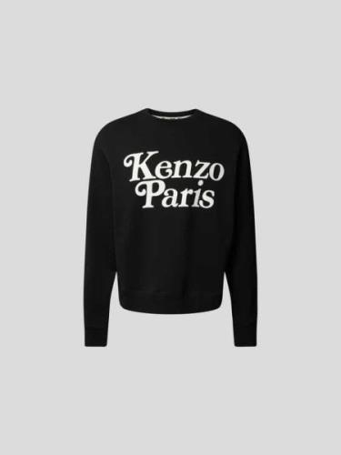 Kenzo Sweatshirt mit Label-Print in Black, Größe S