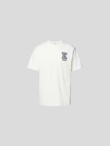 Kenzo T-Shirt aus reiner Baumwolle in Offwhite, Größe S
