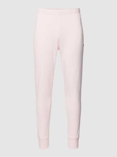 Lacoste Sweatpants mit Label-Detail in Rosa, Größe M