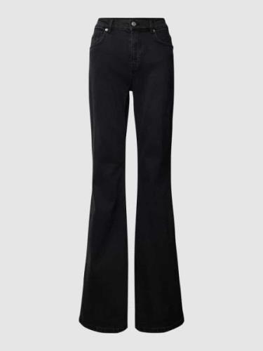 Mango Flared Jeans im 5-Pocket-Design Modell 'VIOLETA' in Dunkelgrau, ...
