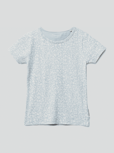 Marc O'Polo T-Shirt mit floralem Muster in Hellblau, Größe 128