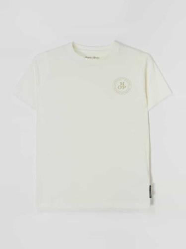 Marc O'Polo T-Shirt aus Bio-Baumwolle in Ecru, Größe 92