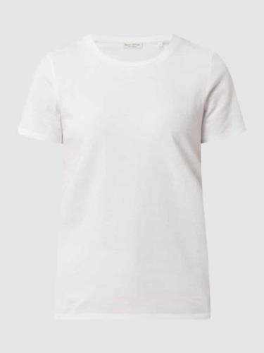 Marc O'Polo T-Shirt mit Rundhalsausschnitt in Weiss, Größe XL
