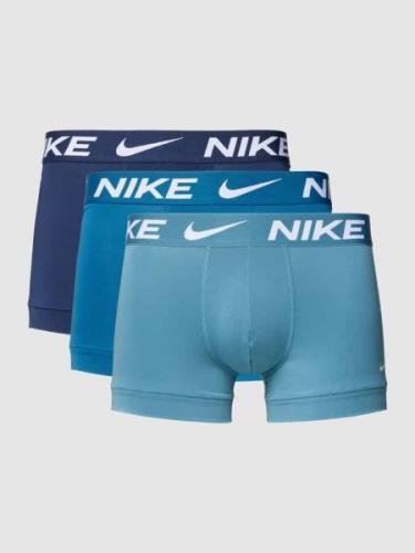 Nike Trunks mit Label-Detail im 3er-Pack in Rauchblau, Größe S