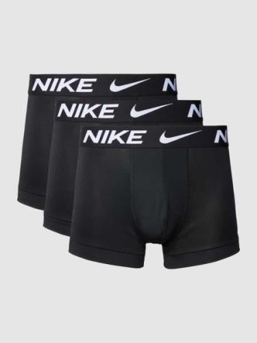 Nike Trunks mit elastischem Logo-Bund im 3er-Pack in Black, Größe XS