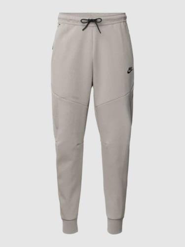 Nike Sweatpants mit Teilungsnähten in Silber Melange, Größe XXL