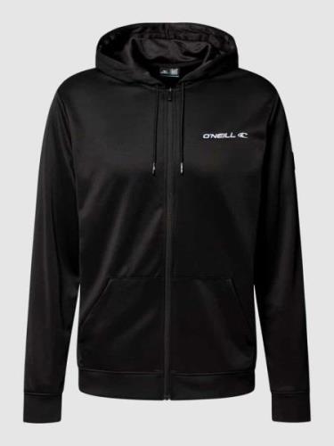 ONeill Sweatjacke mit Logo-Stitching Modell 'RUTILE' in Black, Größe S