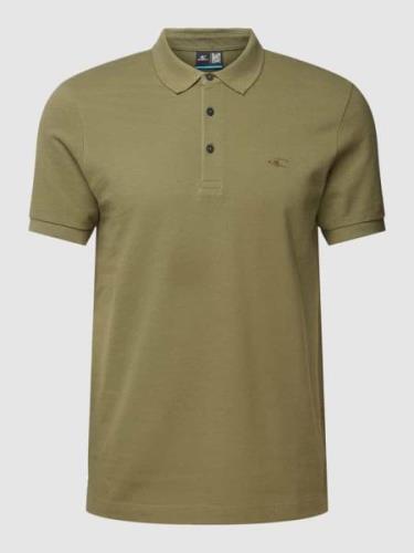 ONeill Poloshirt mit Label-Stitching in Oliv, Größe S