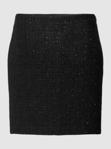 OPUS Minirock mit Effektgarn Modell 'Ravenna' in Black, Größe 36
