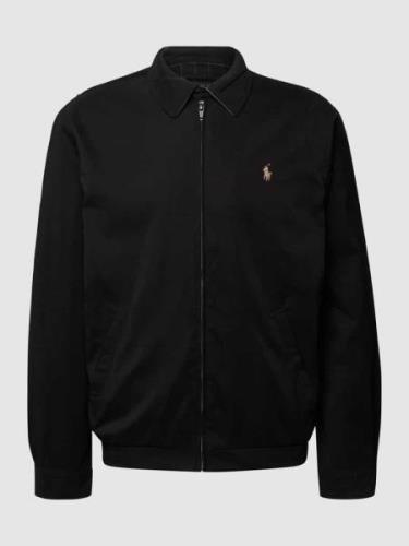 Polo Ralph Lauren Jacke mit Logo-Stitching in Black, Größe L