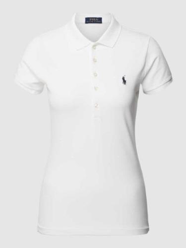 Polo Ralph Lauren Slim Fit Poloshirt mit Logo-Stitching Modell 'JULIE'...