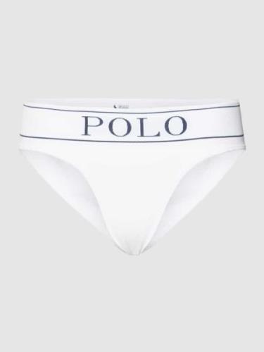 Polo Ralph Lauren Slip mit Logo-Print Modell 'Modern Brief' in Weiss, ...