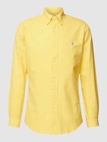 Polo Ralph Lauren Custom Fit Freizeithemd mit Button-Down-Kragen in Se...