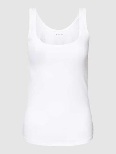 Polo Ralph Lauren Tanktop mit Label-Stitching in Weiss, Größe M