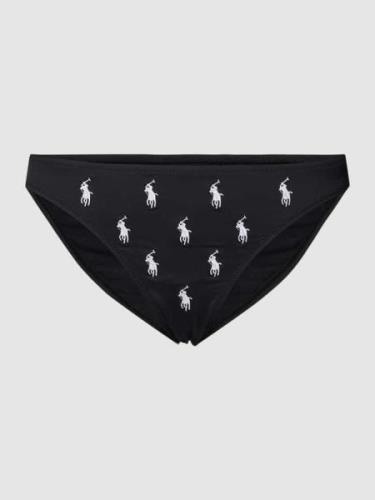 Polo Ralph Lauren Slip mit Logo-Stitching Modell 'DEVIN' in Black, Grö...