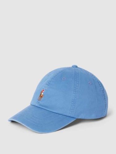 Polo Ralph Lauren Basecap mit Label-Stitching in khaki in Blau, Größe ...