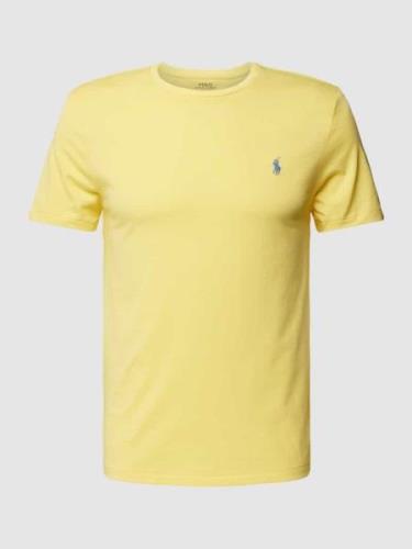 Polo Ralph Lauren T-Shirt mit Rundhalsausschnitt in Gelb, Größe S