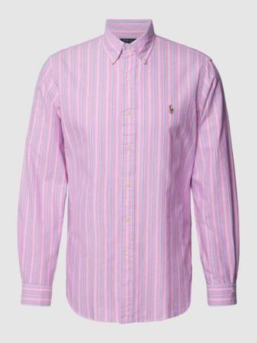 Polo Ralph Lauren Regular Fit Freizeithemd mit Streifenmuster in Rosa,...