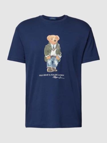 Polo Ralph Lauren Classic Fit T-Shirt mit Motiv-Print in Marine, Größe...