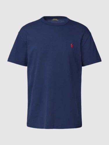 POLO RALPH LAUREN Classic Fit T-Shirt mit Label-Stitching in Marine, G...