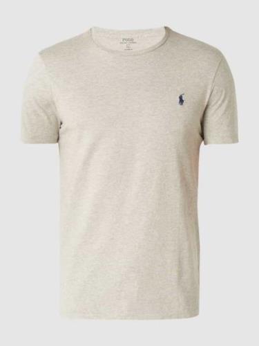 Polo Ralph Lauren Custom Slim Fit T-Shirt mit Logo-Stickerei in Mittel...