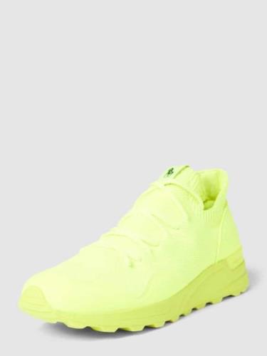 Polo Ralph Lauren Sneaker mit Label-Details Modell 'TRKSTR' in Neon Ge...